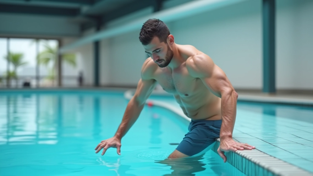 مدرب يشرح حركة الدفع الصحيحة من الجدار أثناء الدوران